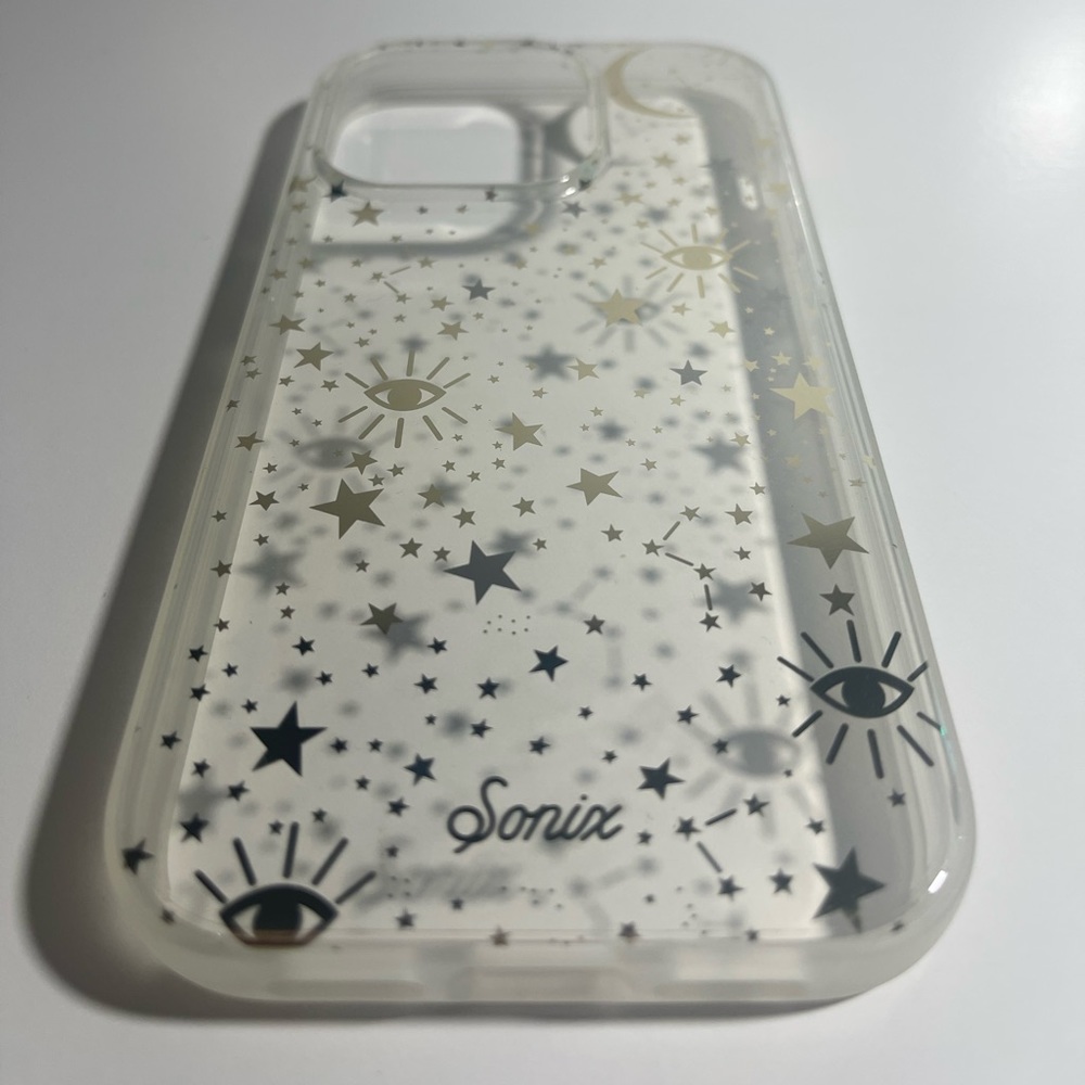 Sonix Case for iPhone 14 Pro Clear Protective Case for Women Cosmic Stars